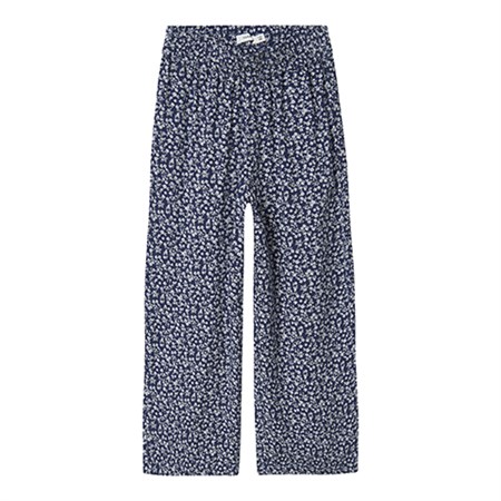 Name It - Nettia Wide Pant, Blueprint Flower