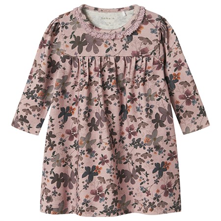 Name It - Naline Dress LS, Burnished Lilac