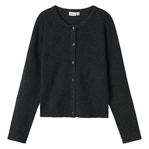 Name It - Saluna Knit Card Noos LS, Dark Grey Melange