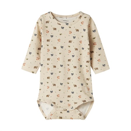 Name It - Oforest Body LS, Peyote Melange
