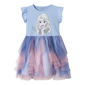 Name It - Ablina Frozen Tulle Dress WDI SS, Serenity