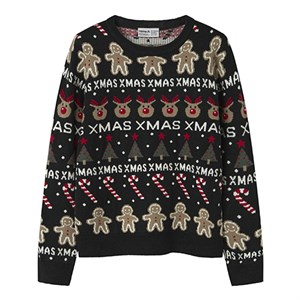 Name It - Rasko Knit Pullover, Black