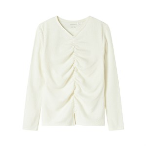 Name It - Odny Slim Top LS, Cloud Dancer