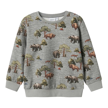 Name It - Olin Nreg Sweatshirt BRU, Great Melange