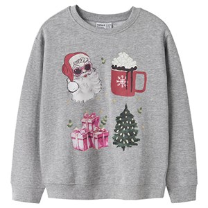 Name It - Rasan Sweatshirt BRU, Grey Melange