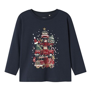 Name It - Rejulli Nreg T-shirt LS,  Navy Blazer