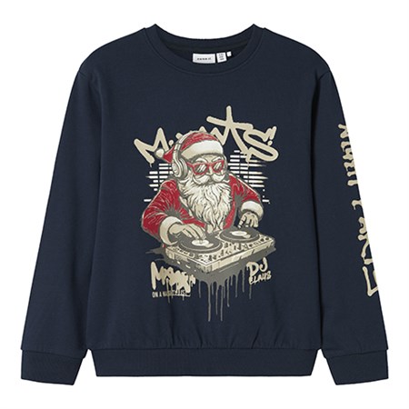 Name It - Rallo Nreg Sweatshirt BRU, Navy Blazer
