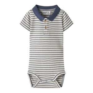 Name It -  NBM JERIMIAH SS POLO BODY, Vintage Indigo