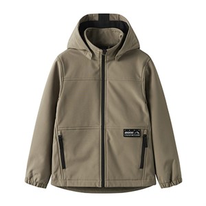 Name It - Alfa08 Softshell Jakke Run FO, Fossil