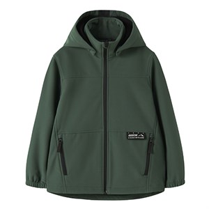Name It - NKM ALFA08 SOFTSHELL JACKET RUN FO, Jungle Green