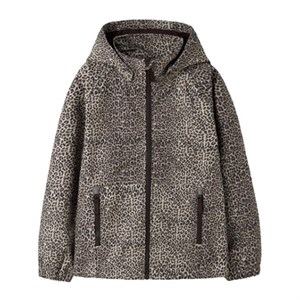 Name It - NKFALFA08 SOFTSHELL JACKET AOP 1FO, Rainy Day LEO