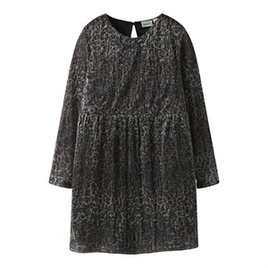 Name It - Risaring Dress LS, Seal Brown Leo