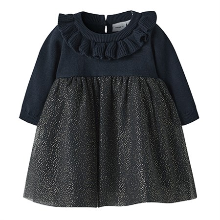 Name It - Rolia Knit Dress LS, Navy Blazer