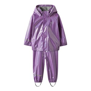 Name It - Dry10 Rain Set / Regnsæt Glitter, Iris Orchid
