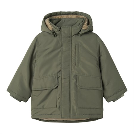 Name It - Marlow Parka Jacket, Dusty Green