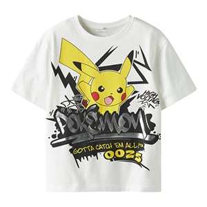 Name It - Nirel Pokemon Nreg T-shirt SKY SS, Cloud Dancer