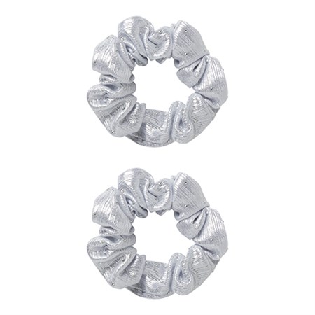 Name It - Riglitter 2 P Hårelastikker, Silver