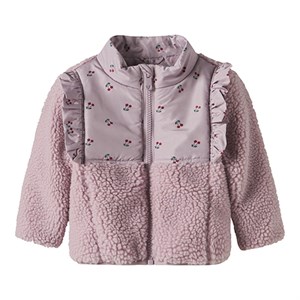 Name It - Minna Sherpa Jakke, Keepsake Lilac
