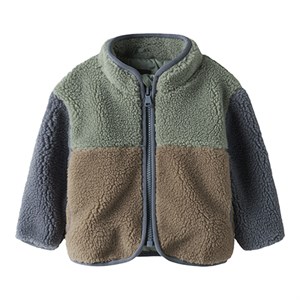 Name It - Mimba Sherpa Jakke, Chinois Green