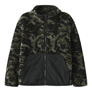 Name It - Monico Sherpa Jacket, Dusty Olive