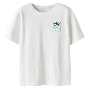Name It - NKM JOEL SS NREG TOP, Bright White