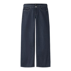 LMTD - NLF BIRM LW WIDE PANT NOOS, Dark Blue Denim