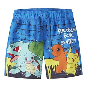 Name It - Meer Pokemon Long Swimshorts SKY, Electric Blue Lemonade