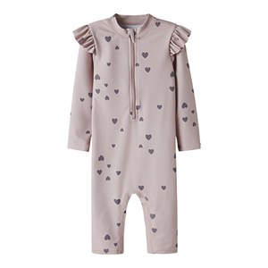 Name It - NMF ZIPPA 3/4 UV SWIMSUIT, Burnished Lilac