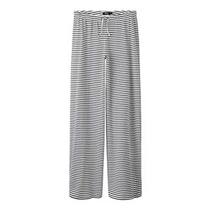 LMTD - Seher LW Wide Pants, Navy Blazer/White