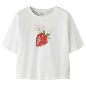 Name It - Farinaz Nreg Short Top SS, Bright White