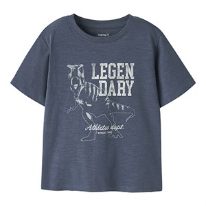 Name It - NMM FEATH SS NREG TOP, Vintage Indigo