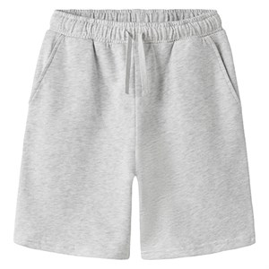 LMTD - Nizu Long Shorts Noos, Light Grey Melange