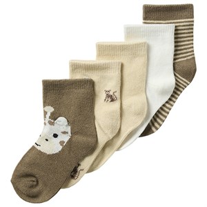 Name It - Touni 5 Pack Sock, Summer Sand