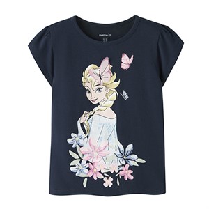 Name It - NMF MERI FROZEN SS TOP WDI, Navy Blazer