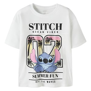 Name It - NKF AFTURI STITCH SS RLX TOP WDI, Bright White