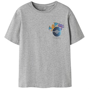 Name It - NKM MATH POKEMON SS NREG TOP SKY, Grey Melange