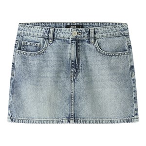 LMTD - NLF BETT DNM SHORT SKIRT, Medium Blue Denim