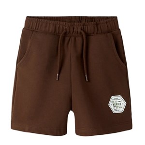 Name It - NMM HURRI NREG SWEAT SHORTS UNB, Chestnut