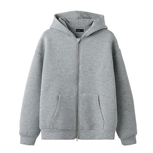 LMTD - NLN HALFA LS SCUBA CARDIGAN, Light Grey Melange