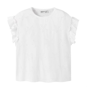 Name It - NKF JADEN SL NREG SH TOP, Bright White
