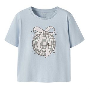 Name It - NMF KATRINA SS NREG TOP PB, Sheer Blue