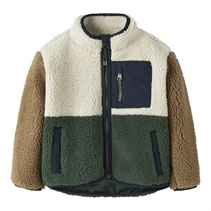 Name It - NMM MACEY TEDDY JACKET BLOCK, Jungle Green