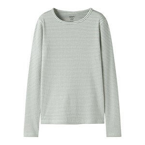 Name It - NKF KOMMAKU LS SLIM TOP, Green Milieu