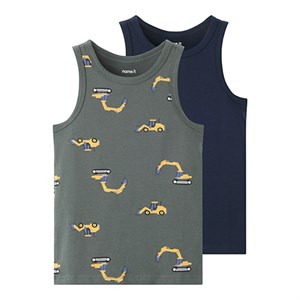 Name it - NMM TANK TOP 2P EXCAVATOR NOOS, Urban Chic/Dark Sapphire