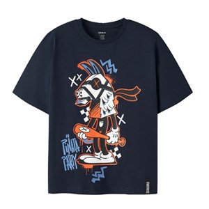 Name It -  NKM JEF FORTNITE SS NREG TOP VDE, Navy Blazer