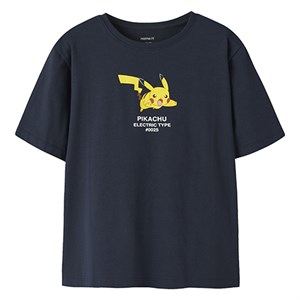 Name it - NKM JYK POKEMON SS NREG T-SHIRT SKY, Navy Blazer