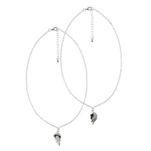 Name It - NKF Forever 2P Necklace, Silver Colour