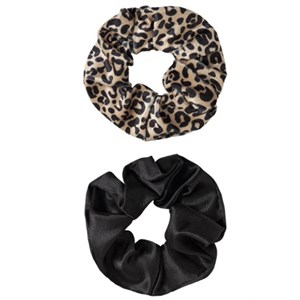 LMTD - NKF LEO 2P SCRUNCHIE, Semolina W. BLACK