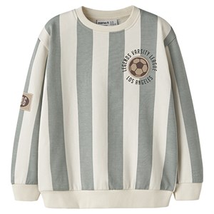 Name It - NMM LANE LS NREG SWEAT BRU, Antique White