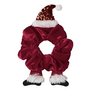 Name It - NKF RISANTA SCRUNCHIE, Red Dahlia
